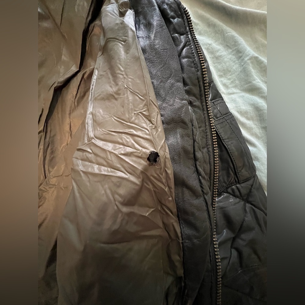 Scotch & Soda Black Quilted Bomber Jacket - Picture 10 of 12